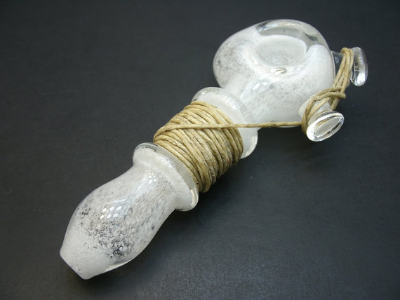 Piece of the Week | Glow in the Dark Hemp Wrap Pipe - Weedist