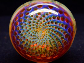 Piece of the Week | Rainbow Honeycomb Pipe
