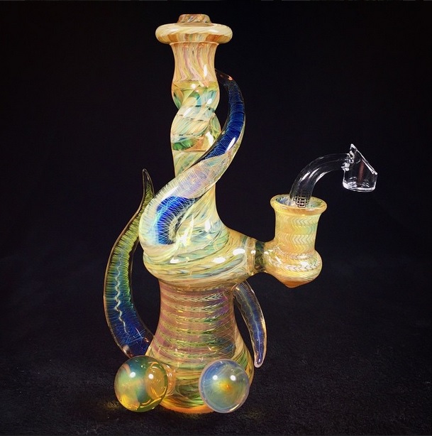 Piece of the Week | Epic Fumed Minitube by Kevin Nail - Weedist