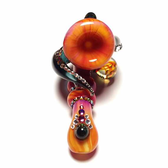 Piece of the Week | Swarovski Crystal Sherlock Pipe - Weedist