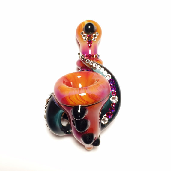Piece of the Week | Swarovski Crystal Sherlock Pipe - Weedist